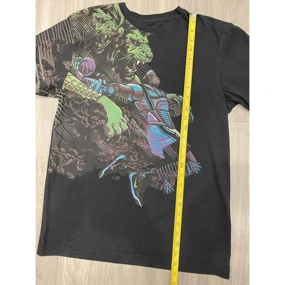 Nike Shirt Men Medium Black Lebron James Fearless Dri Fit Short Sleeve Crew Neck